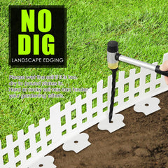 Sasylvia installed curved border around flowerbed demonstrating shape flexibility