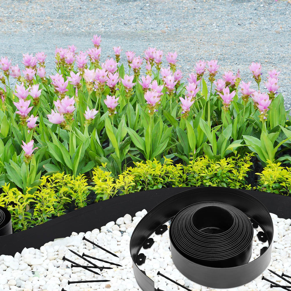 Sasylvia rolled edging stored compactly demonstrating easy storage