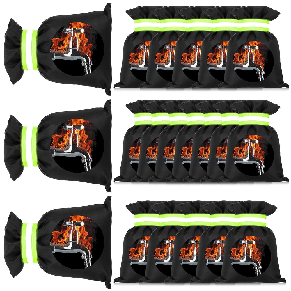 SATINIOR front view of faucet cover pack showing quantity and compact storage benefit