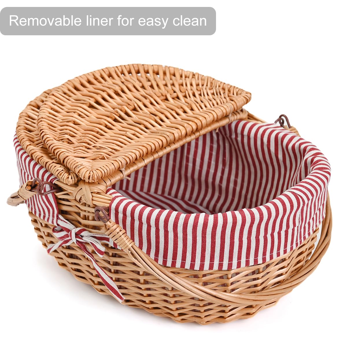 SatisInside folded handles for compact storage, space-saving benefit