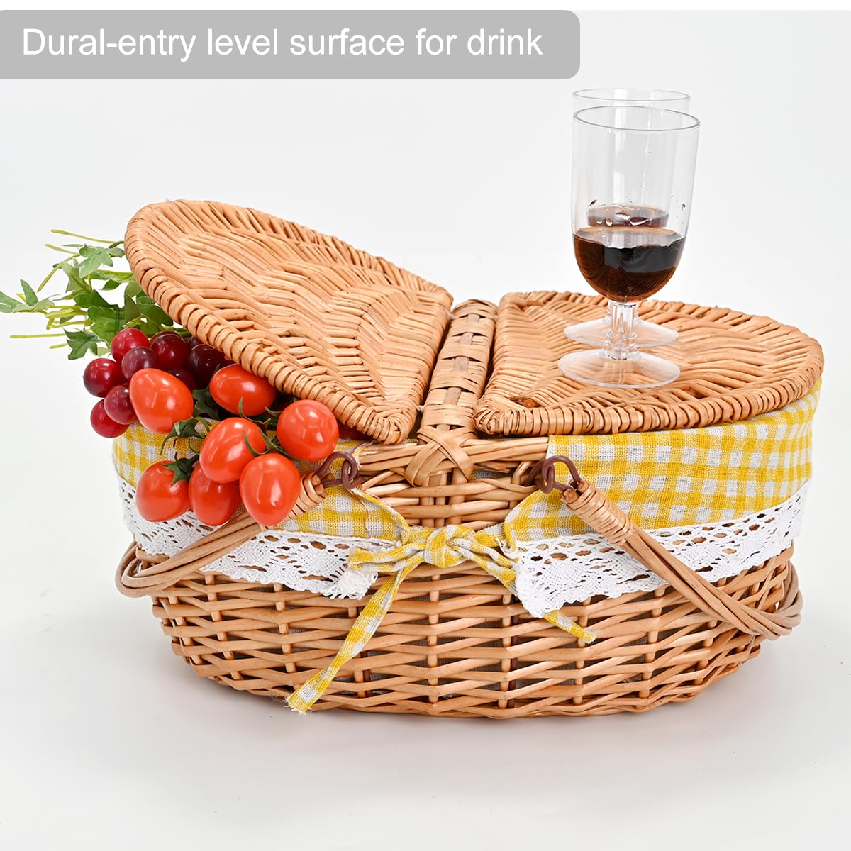 SatisInside foldable handles tucked down for compact storage convenience