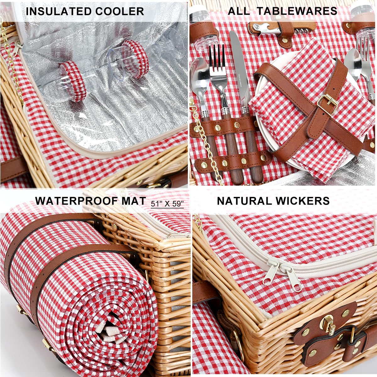 SatisInside insulated liner close-up keeping food temperature controlled benefit
