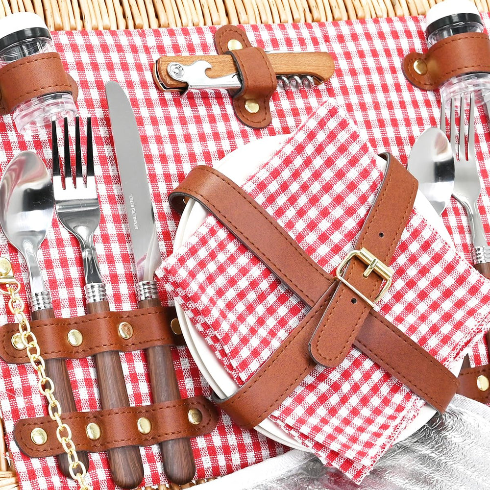 SatisInside picnic laid out in park illustrating ready-to-use gathering benefit