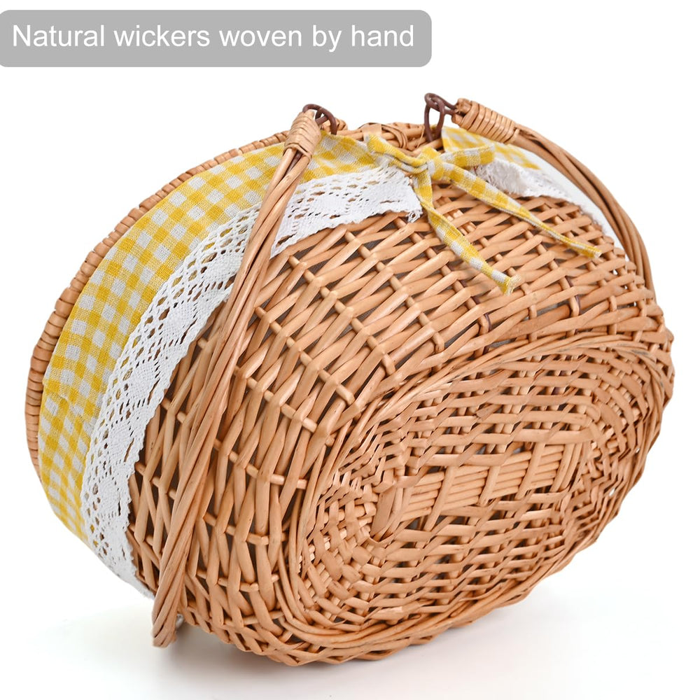 SatisInside removable yellow checkered liner displayed for easy cleaning