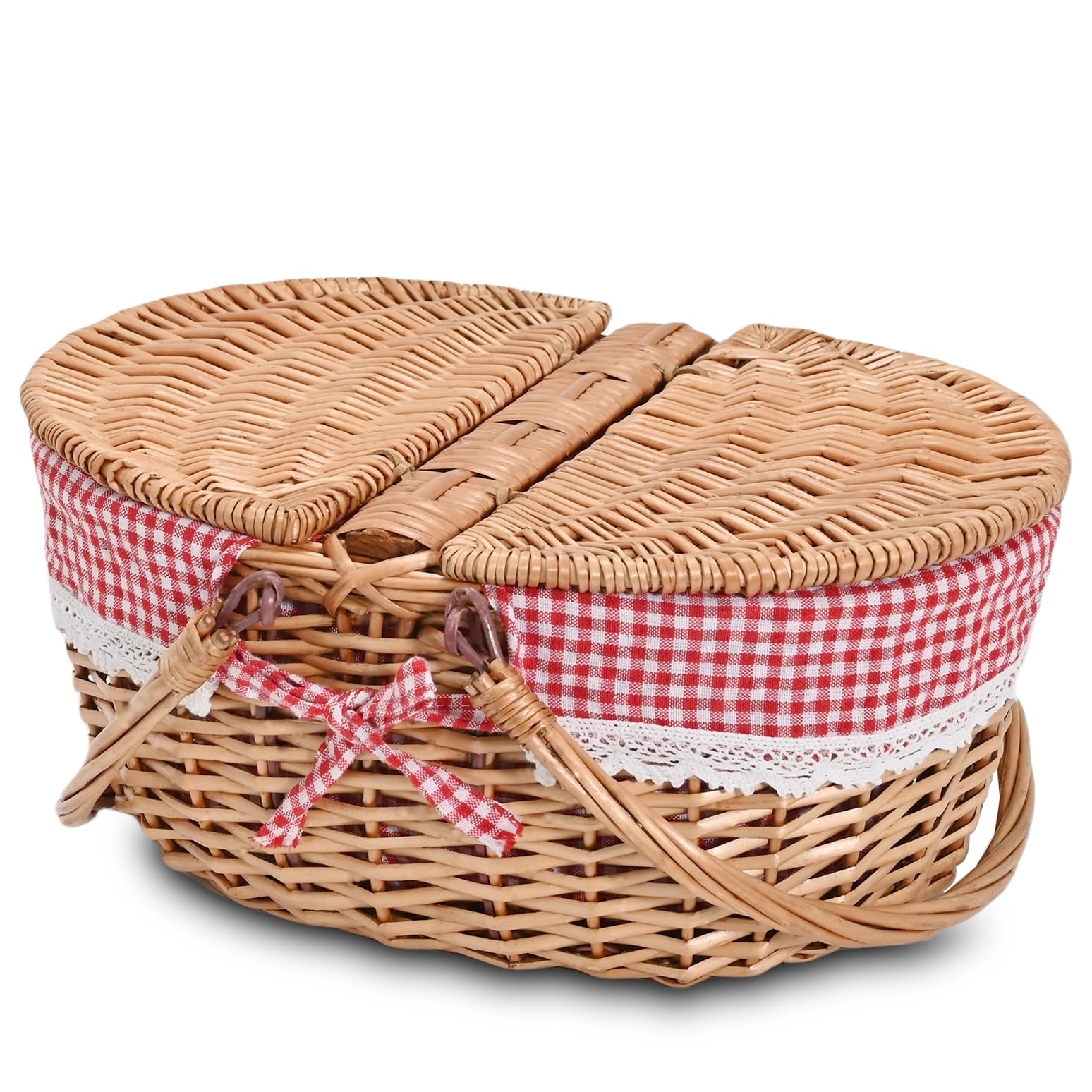 SatisInside basket beside a bottle to show scale and practical 20L capacity