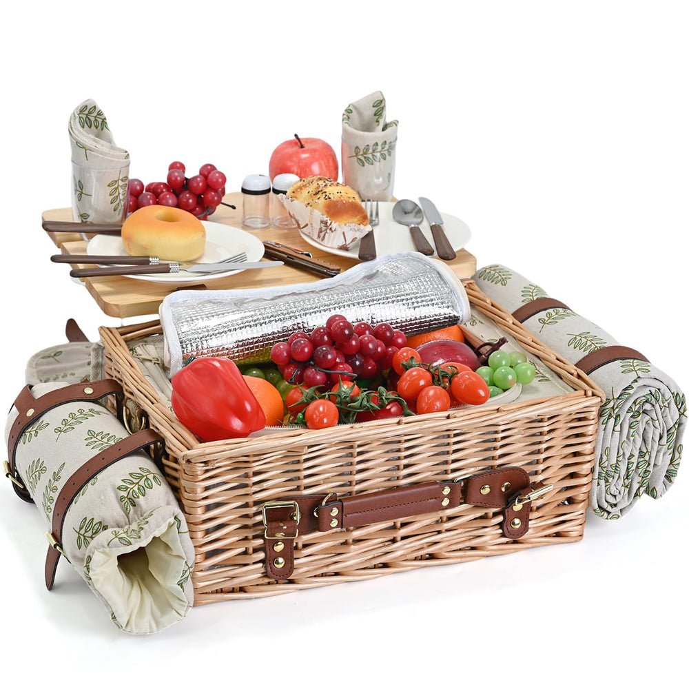 SatisInside basket beside a hand to show compact 21L capacity