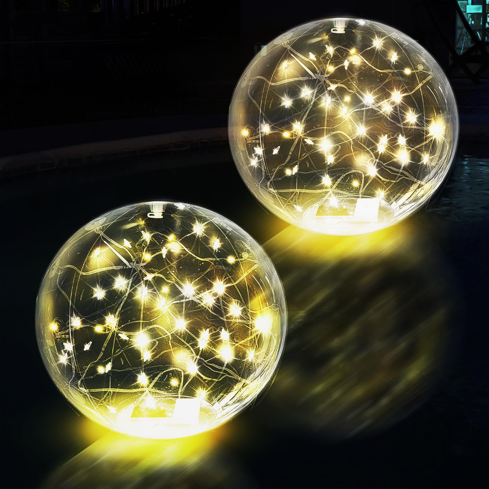 SATXTREM front view showing inflatable glow ball and packaging, highlights instant ambiance