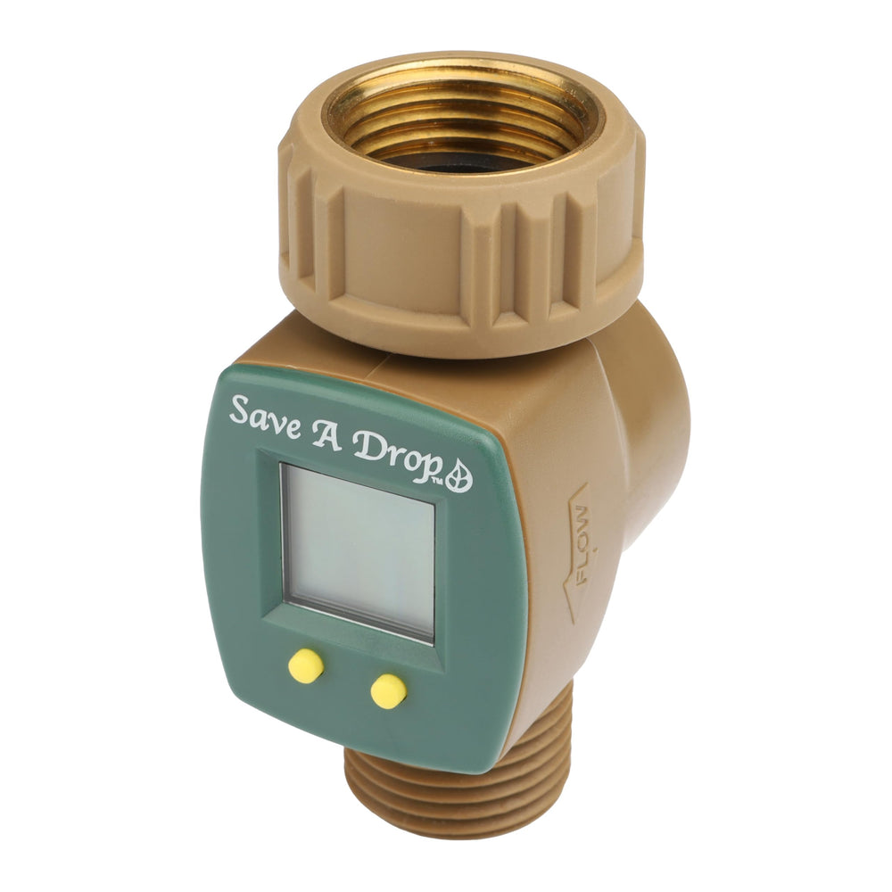 SAVE A DROP brass thread detail showing quality construction for long-term outdoor use