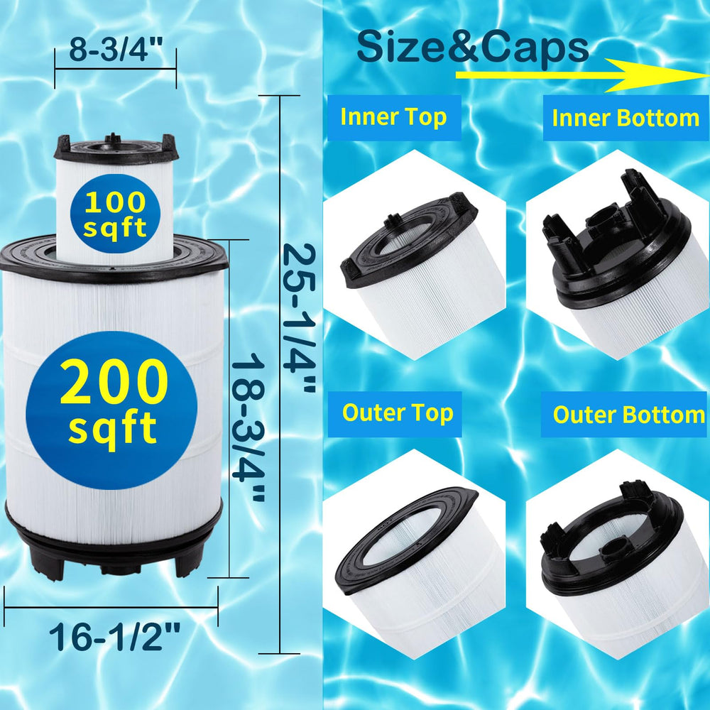 Savener outer filter close-up highlighting durable media and improved filtration