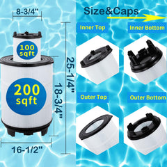 Savener outer filter close-up highlighting durable media and improved filtration