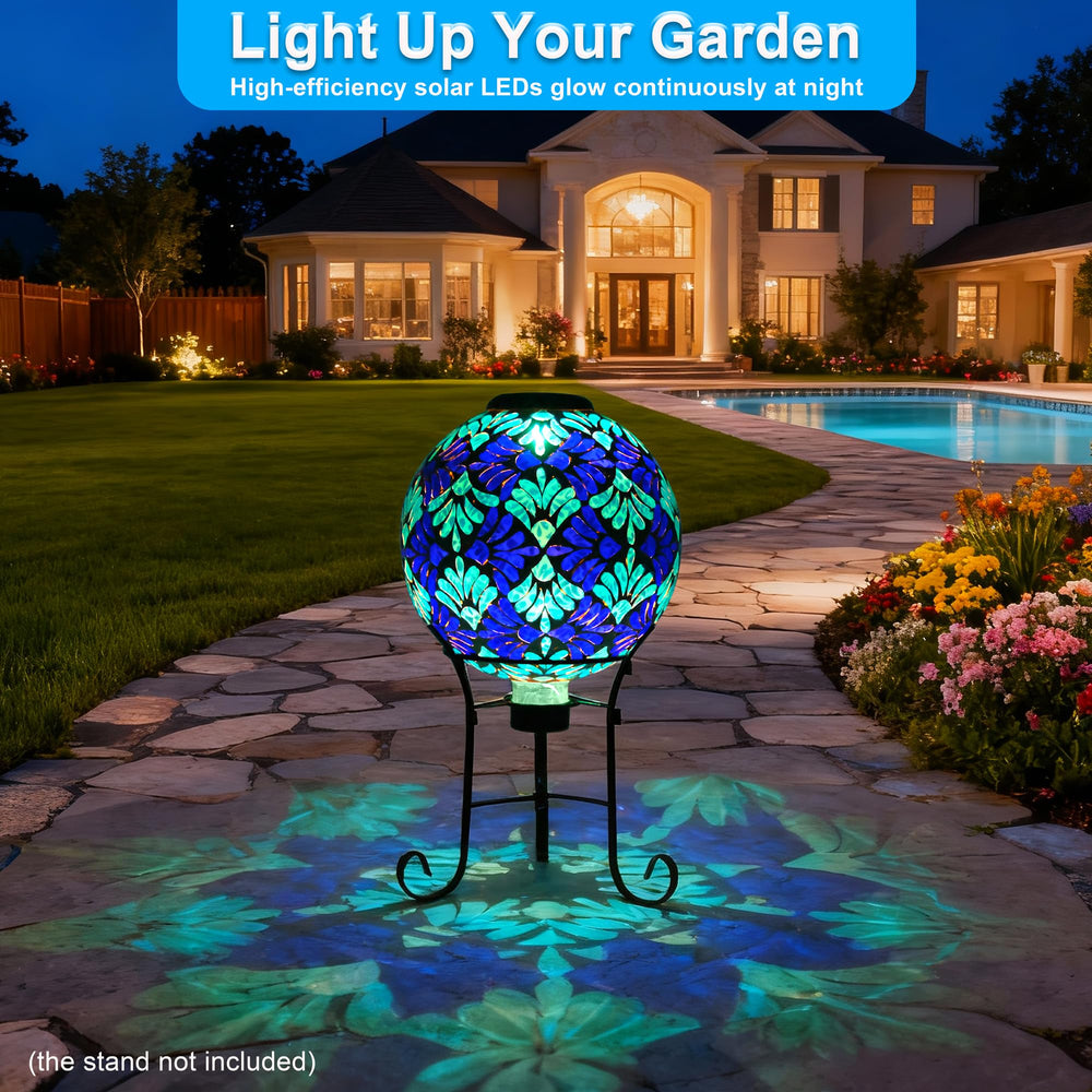 SAVENNA globe in patio setting enhancing outdoor décor mood