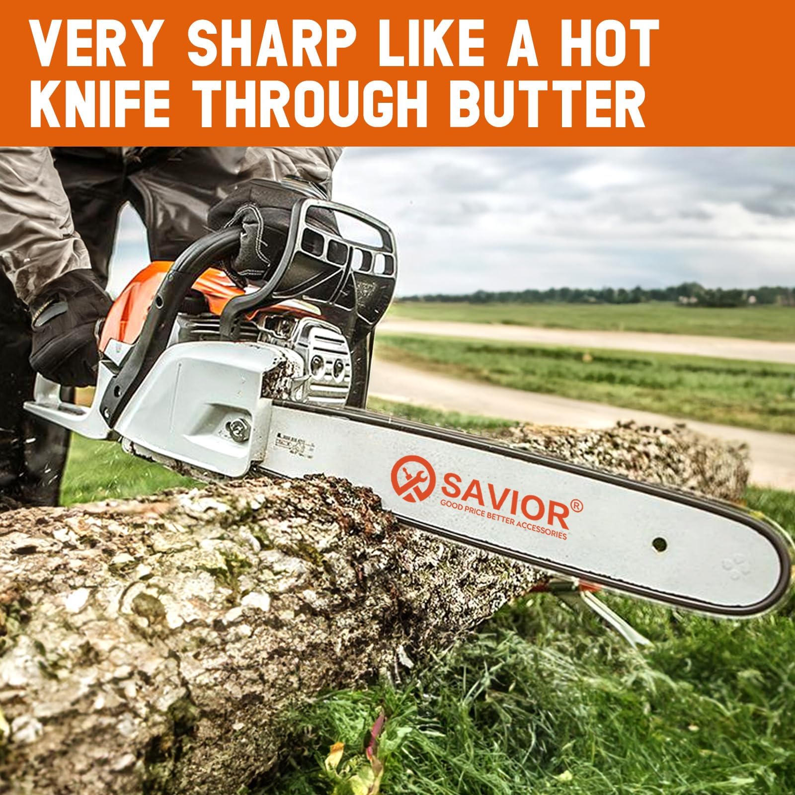Savior bar label and stamped specs showing fitment and part identification