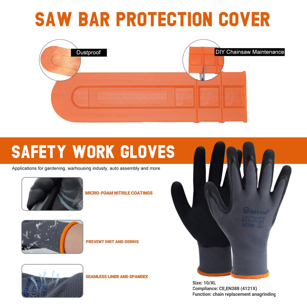 Savior bar and chain in use on Husqvarna 455 Rancher for reliable cutting