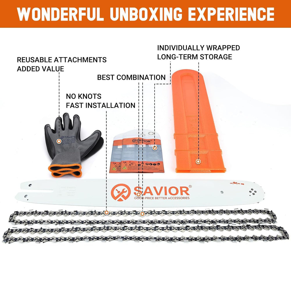 Savior storage bags and bar cover with gloves for protected transport and storage