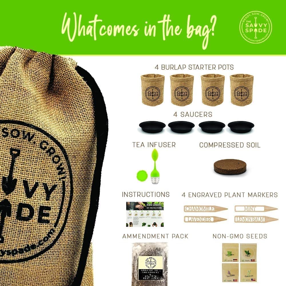 The Savvy Spade stainless-steel infuser brewing fresh leaves for reusable, zero-waste tea