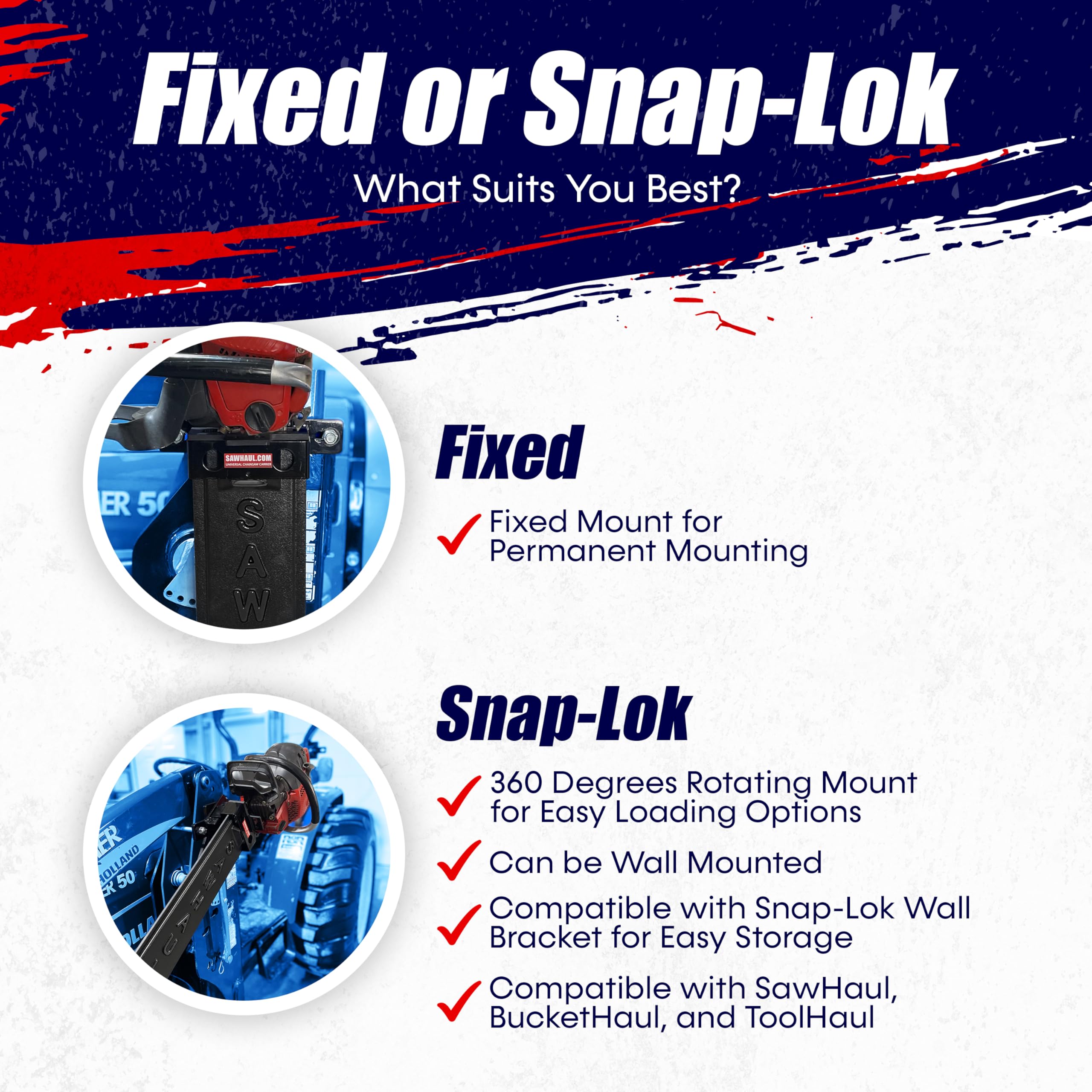 SawHaul with removable sheath exposed for quick debris removal and easy cleaning