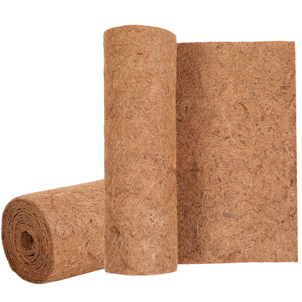 Sawysine front view of two coir rolls showing package and length benefits