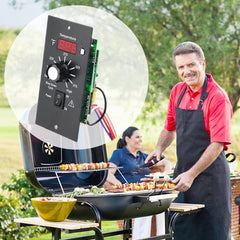 Saycker LED display closeup with readable temperature for precise monitoring