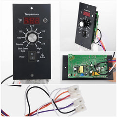 Saycker rotary switch detail illustrating heavy-duty knob for reliable control
