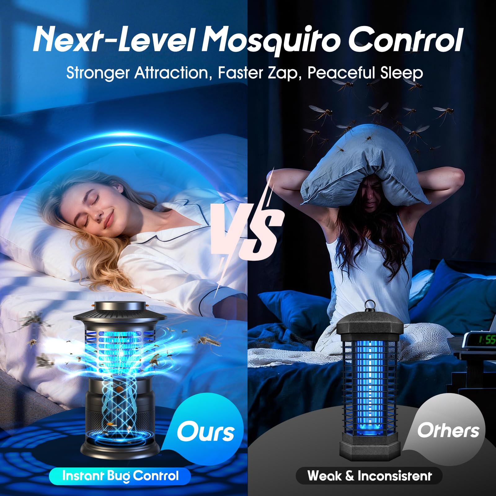Sayneep camping setup on RV table offering portable mosquito protection