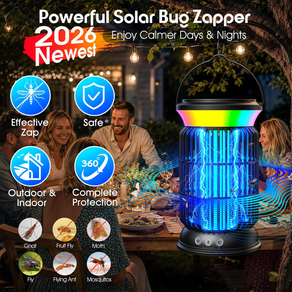 Sayneep close-up of electric grid and LEDs highlighting effective insect capture