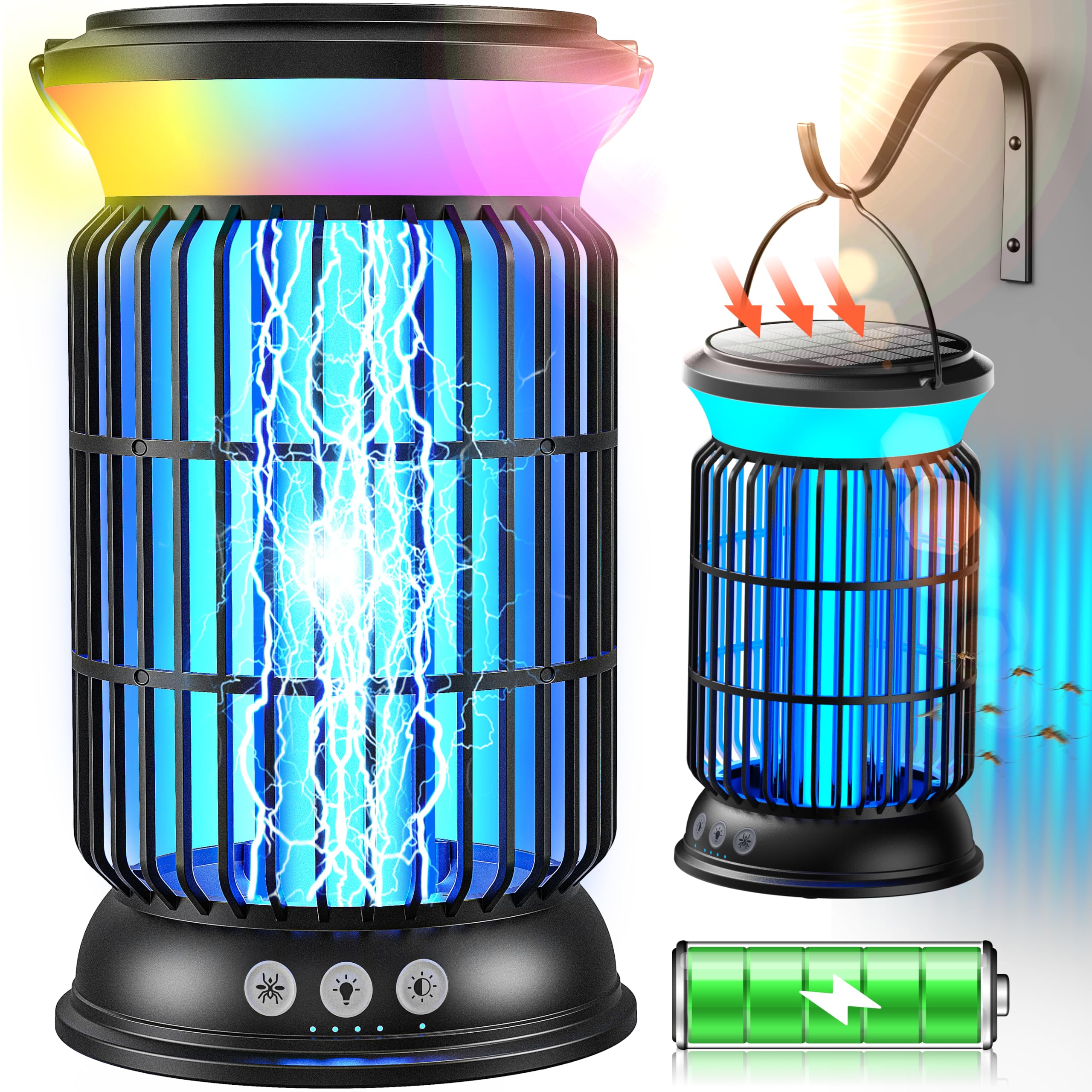 Sayneep front view lantern showing compact design and outdoor protection