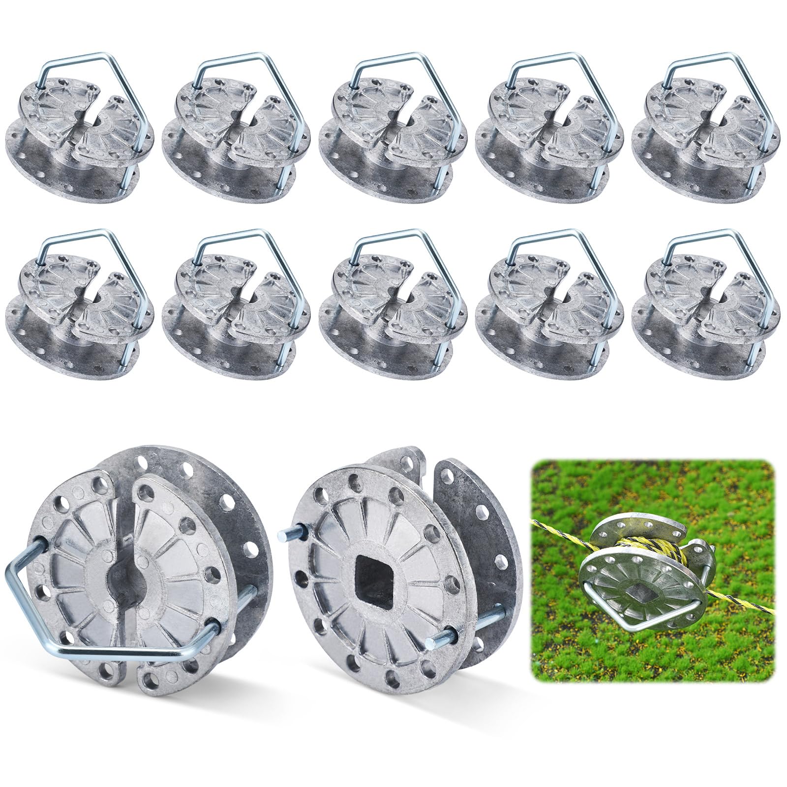 Saysurey front packaging showing 12 tensioners and durable storage benefit