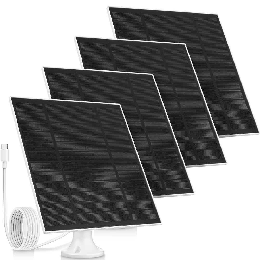 Saysurey front view of four-panel kit showing complete outdoor power solution
