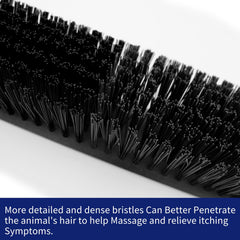 Sayutie close-up bristle texture revealing firm carding action benefit