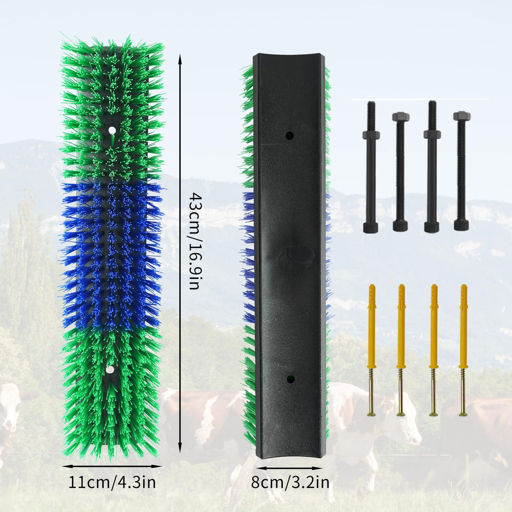 Sayutie brush mounted on wooden post demonstrating easy secure installation benefit