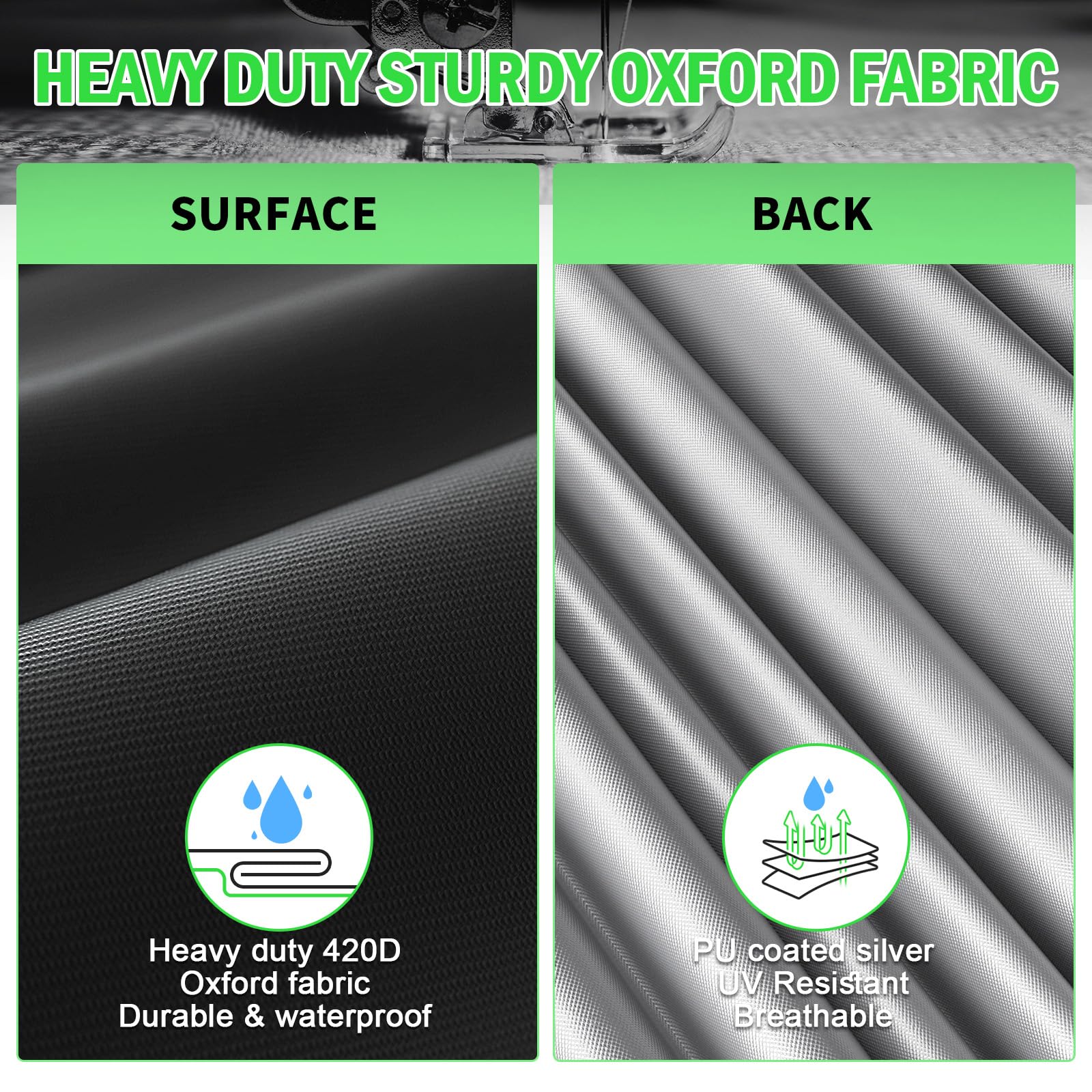 Sbekiev reinforced hem and stitching detail offering long-lasting durability