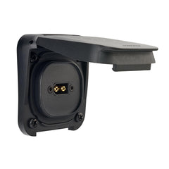 Scanstrut Ventura front view showing compact exterior and secure fit benefit: neat installation