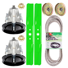 SCBHWJ front packaging showing full 42-inch deck rebuild kit and compatibility