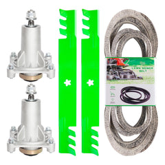 SCBHWJ front packaging showing full 42 inch deck rebuild kit contents and fit details