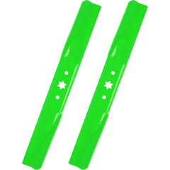SCBHWJ front view of 42 inch mower blade showing clean cutting edges and balance