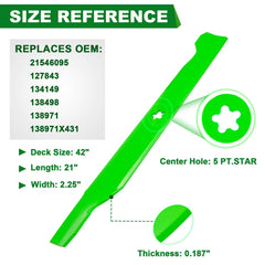 SCBHWJ blade edge detail highlighting sharp cutting edge for cleaner, more even grass cuts