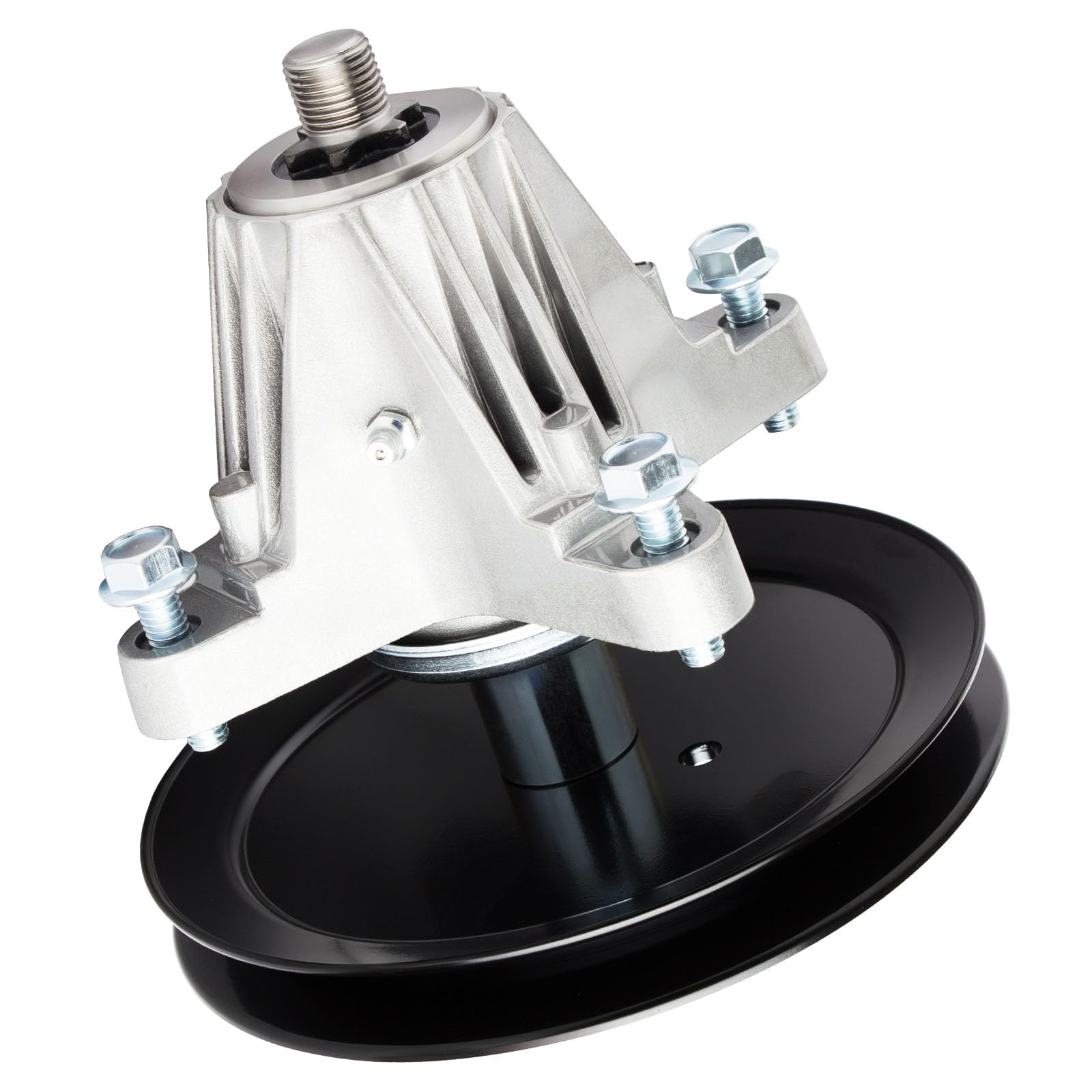 SCBHWJ front view spindle assembly showing mounting flanges and bolt holes, reliable replacement