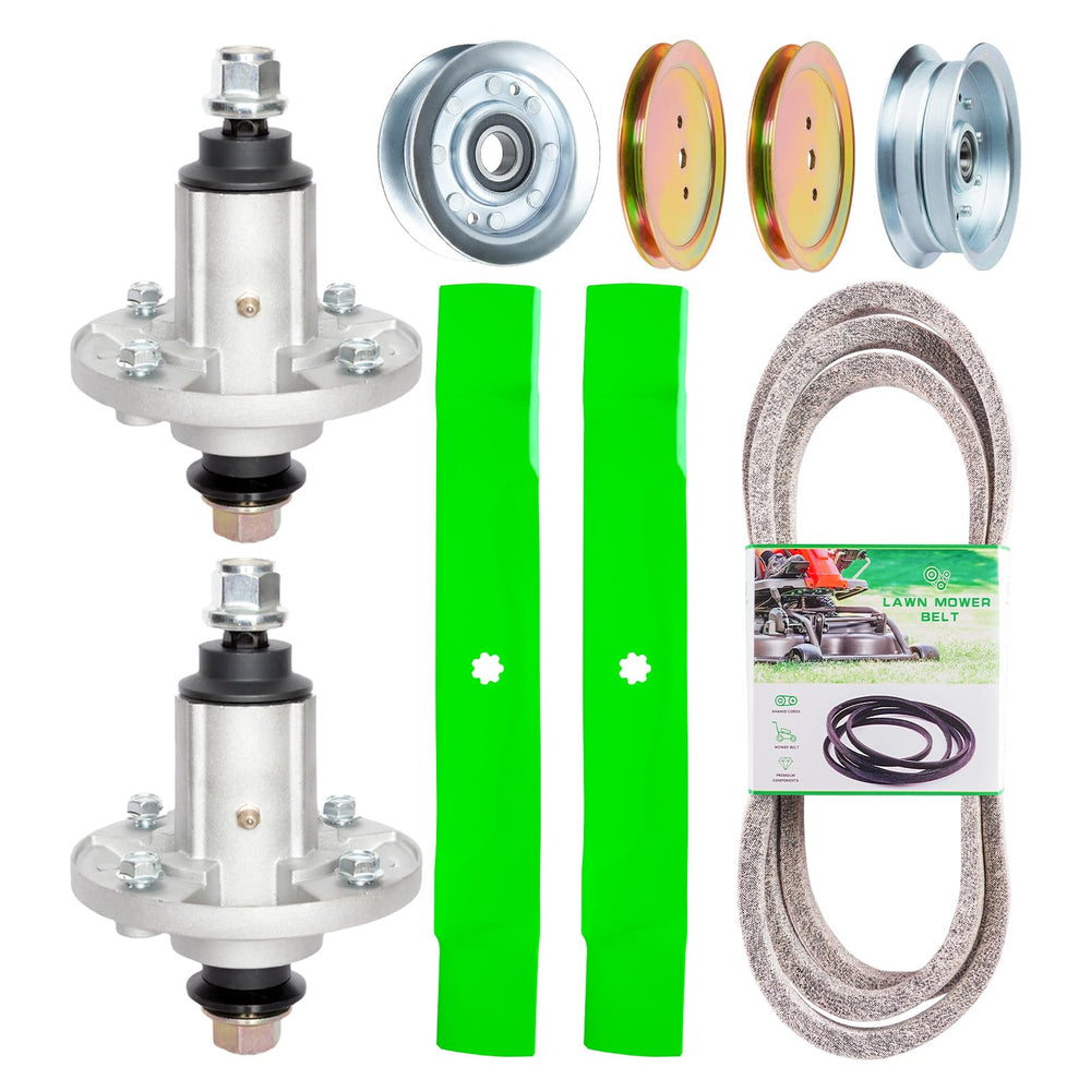 SCBHWJ front packaging showing full 42-inch deck rebuild kit and fitment info