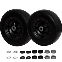 SCBHWJ front view of pre-mounted wheel assembly showing ready-to-install convenience