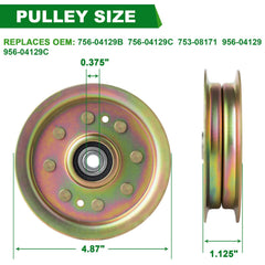 SCBHWJ idler pulley assembly detail demonstrating smooth tensioning and alignment