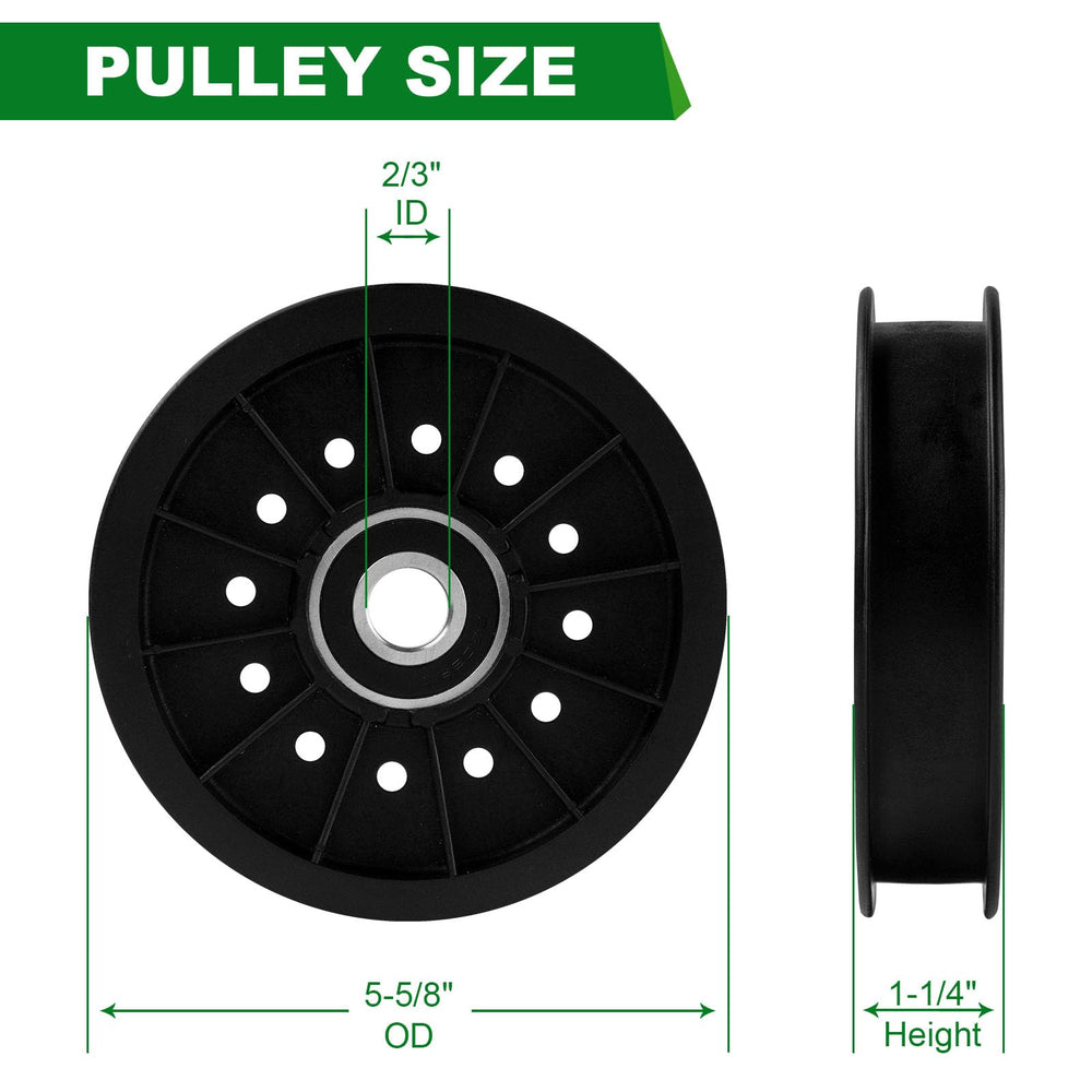 SCBHWJ pulley close-up of bearing demonstrating smooth operation and durability
