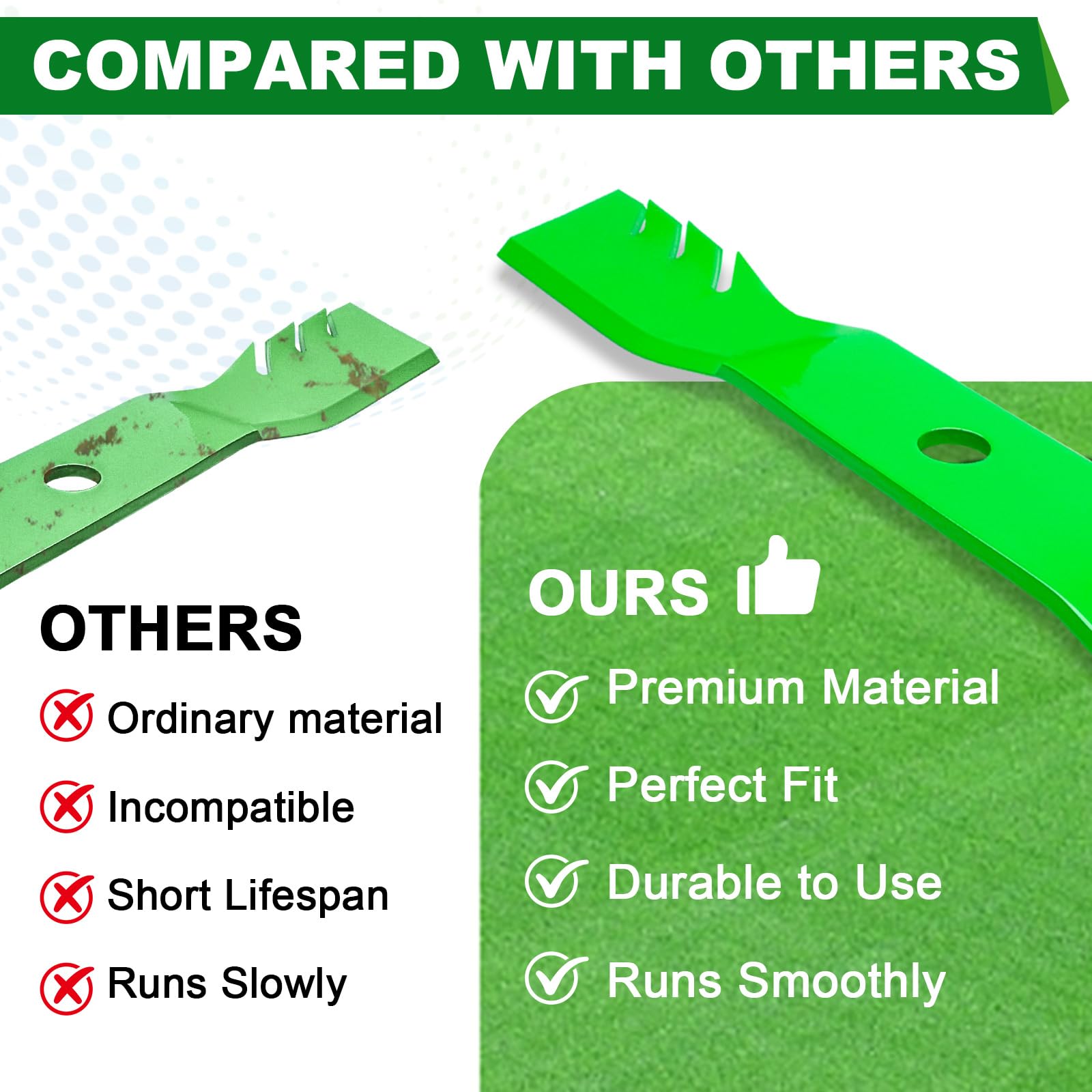SCBHWJ stamped blade label showing specs and quality assurance