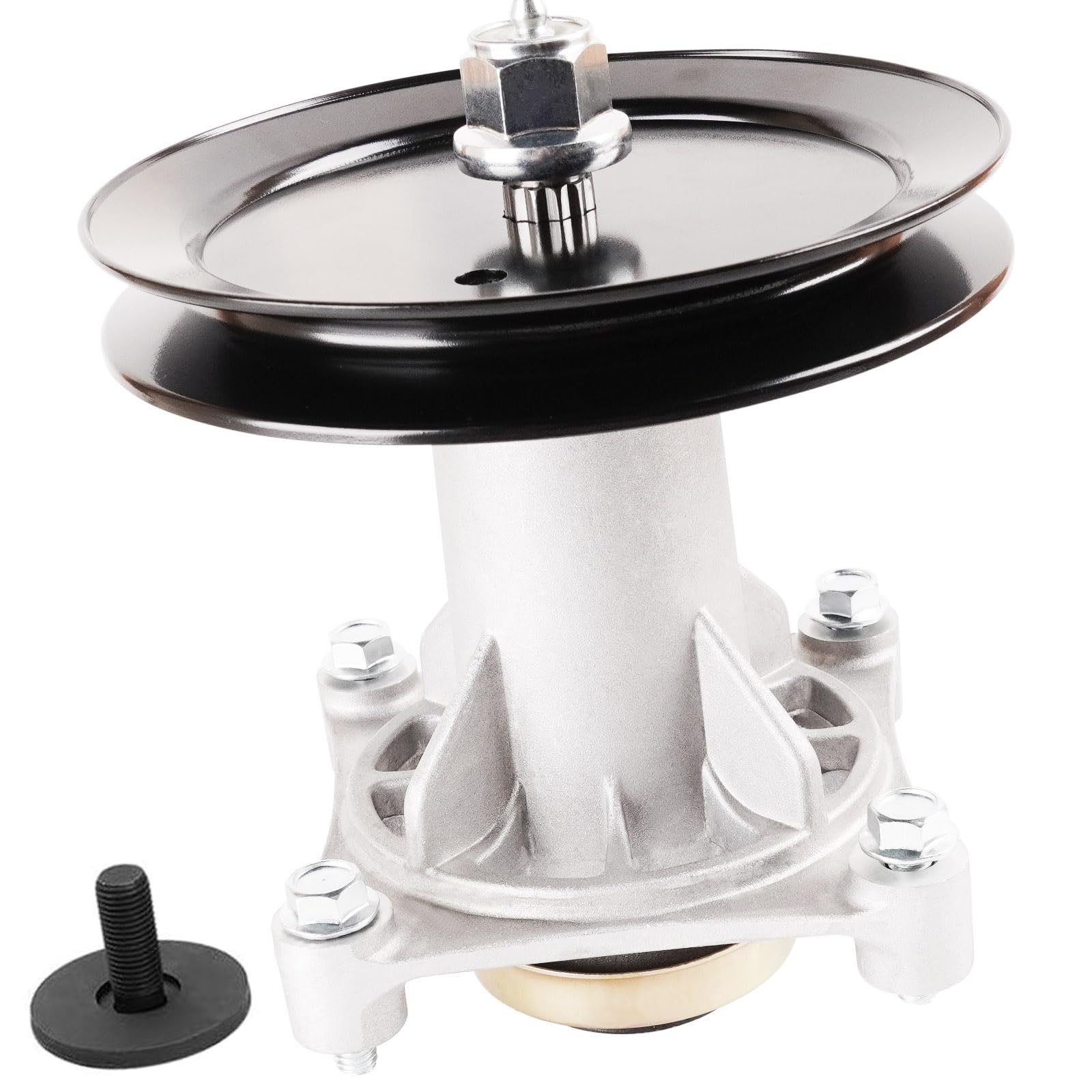SCBHWJ spindle assembly front view showing fitment and durable housing benefit