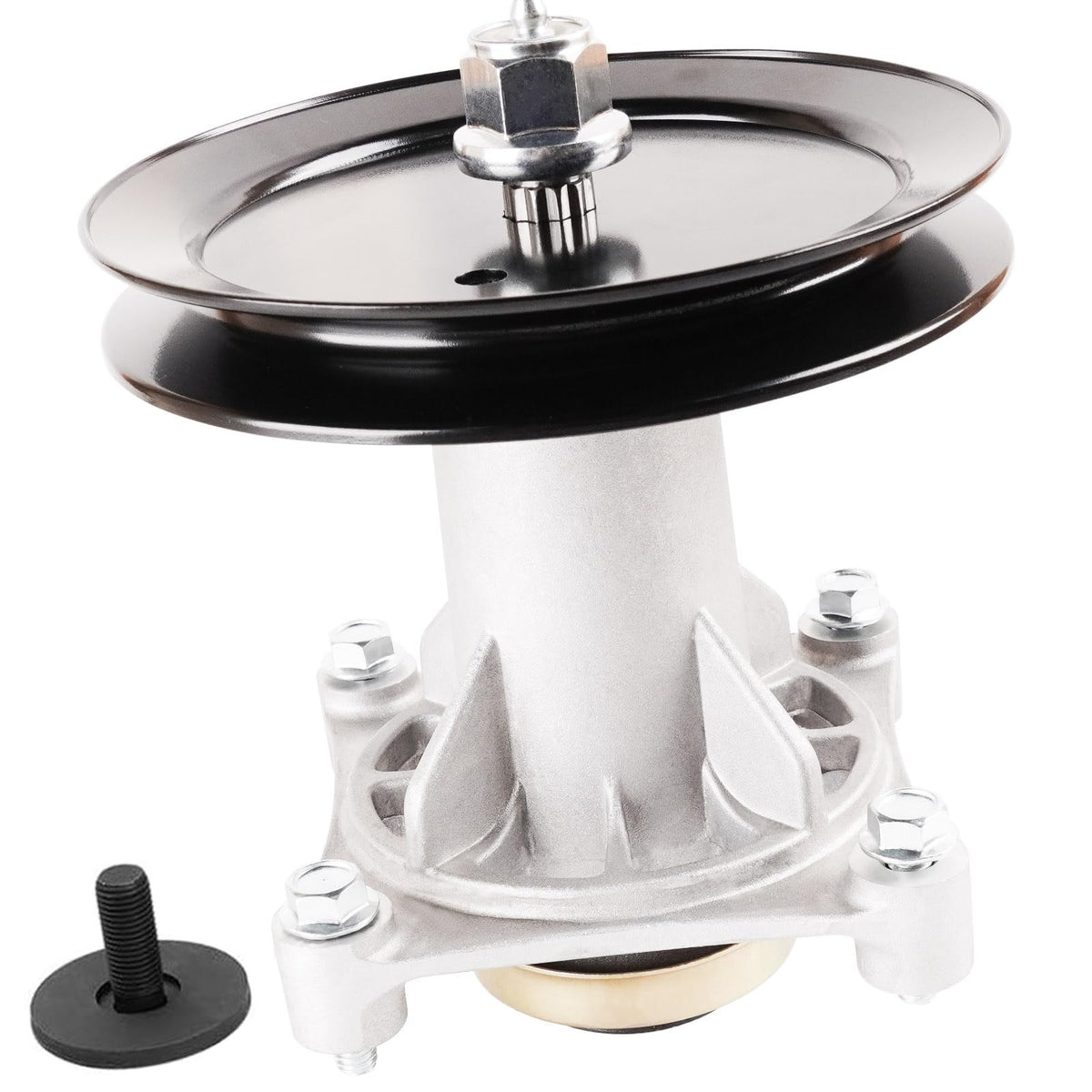 SCBHWJ spindle assembly front view showing fitment and durable housing benefit