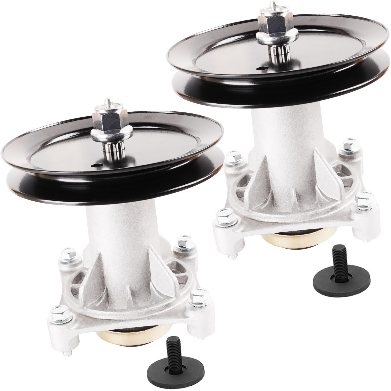 SCBHWJ spindle assembly front view showing mounting holes and OEM fit benefits