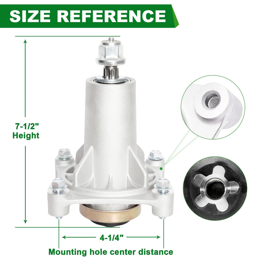 SCBHWJ spindle close-up showing robust construction for reduced vibration