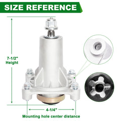 SCBHWJ spindle close-up showing robust construction for reduced vibration