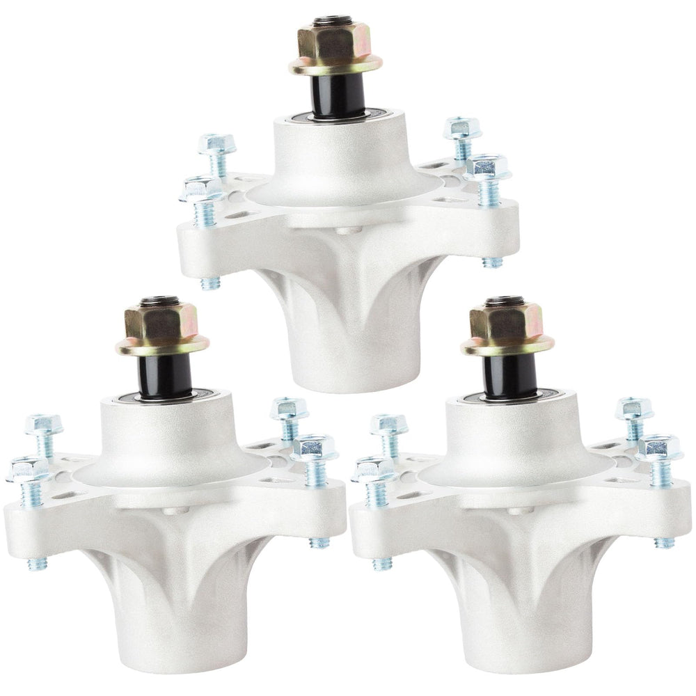 SCBHWJ front spindle assembly showing mounting holes and improved stability