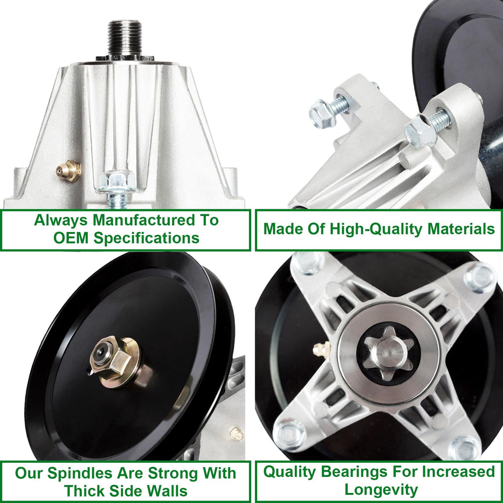 SCBHWJ spindle label and stamped part numbers for easy OEM cross-reference benefit