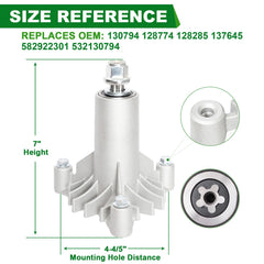 SCBHWJ close-up of two replacement spindles demonstrating durable construction and improved stability